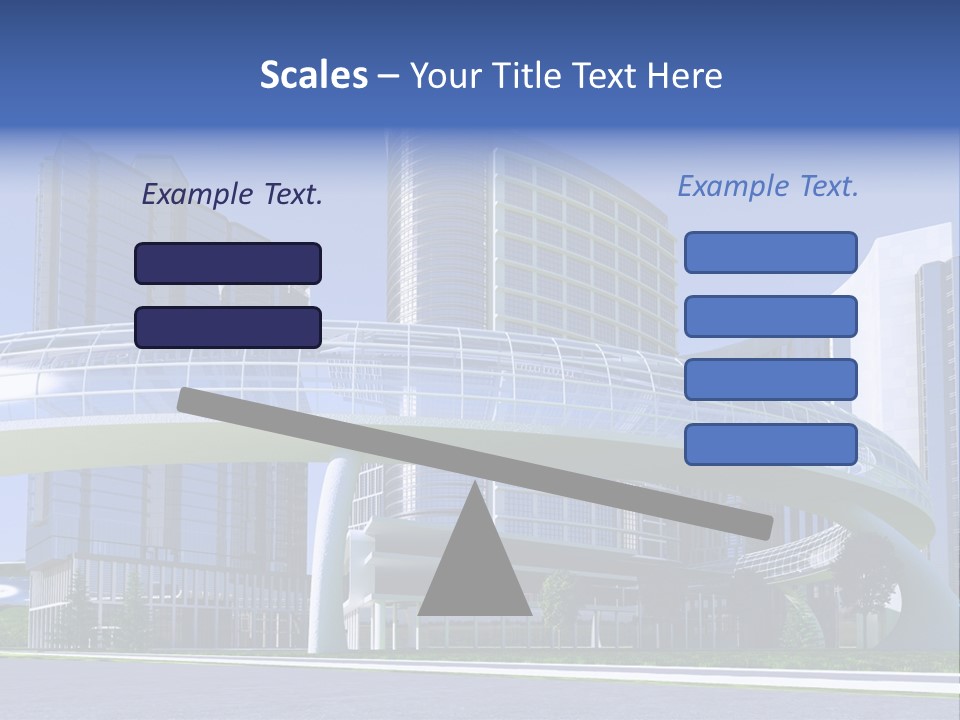 Skyline Water Cars PowerPoint Template