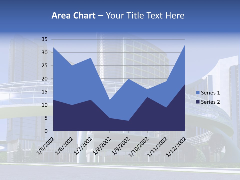 Skyline Water Cars PowerPoint Template