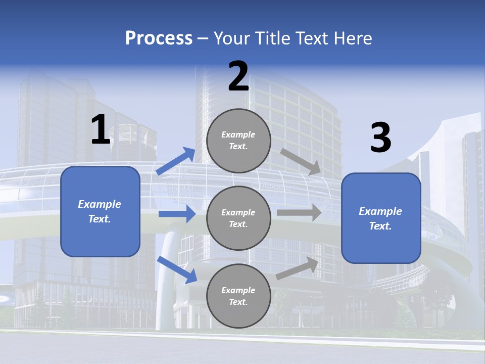 Skyline Water Cars PowerPoint Template