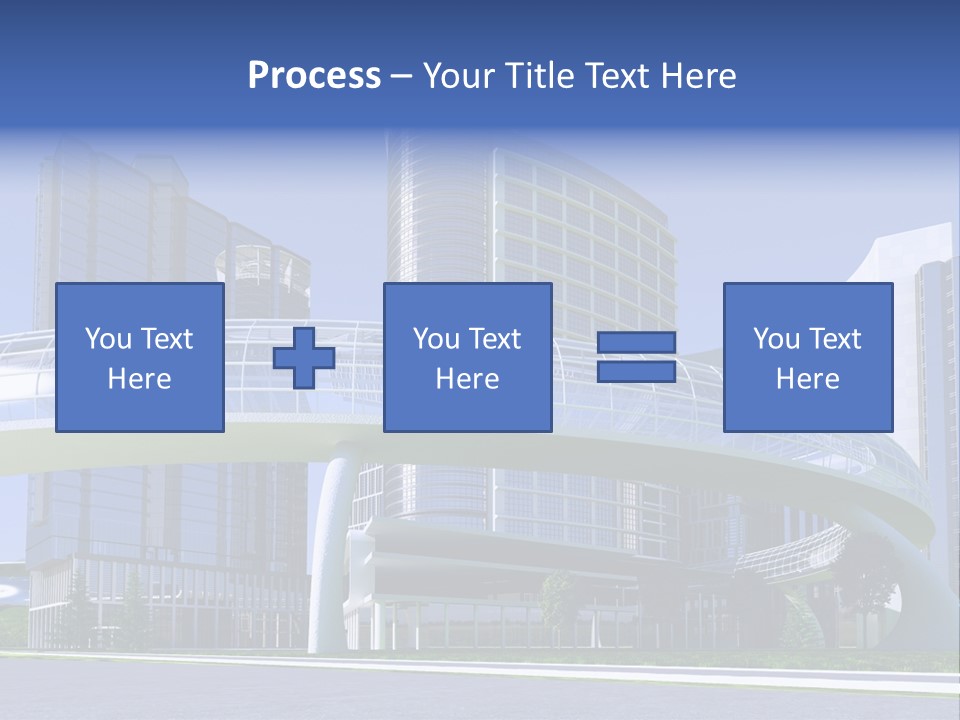 Skyline Water Cars PowerPoint Template