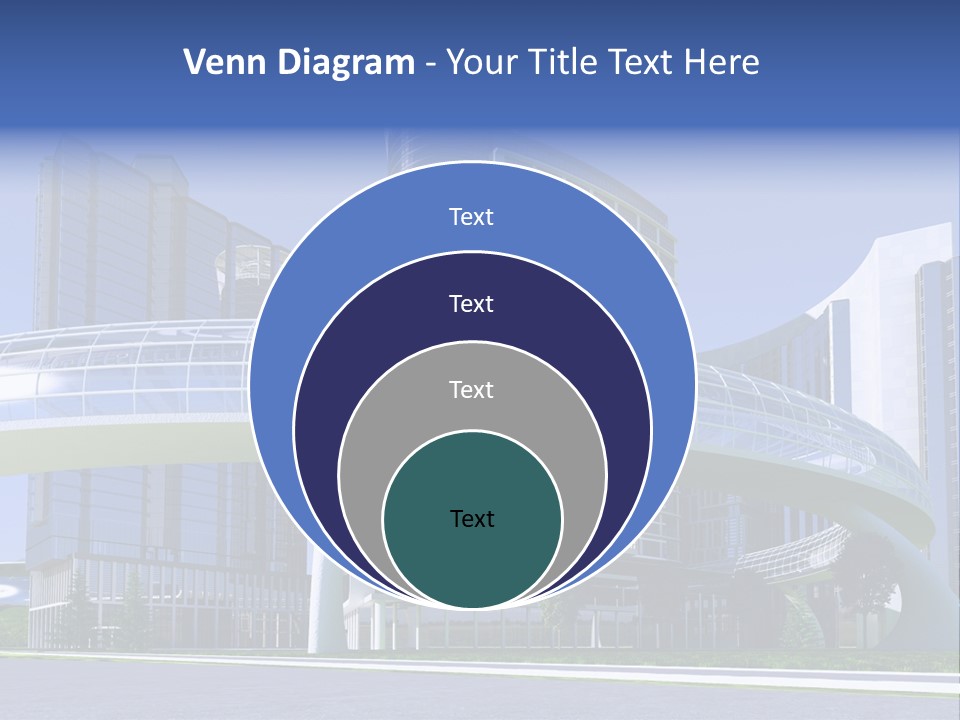 Skyline Water Cars PowerPoint Template