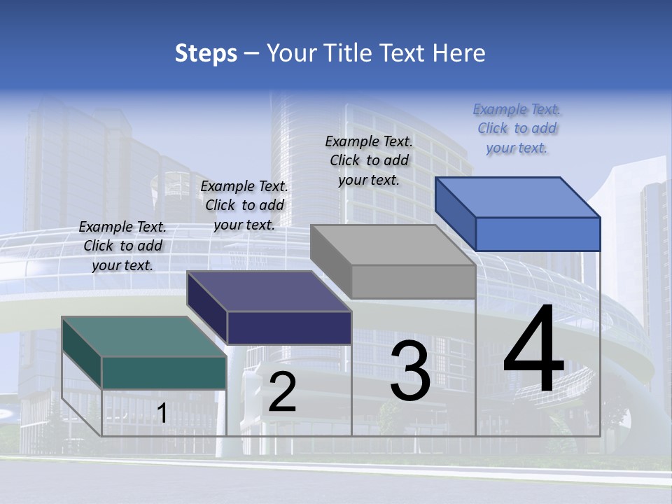 Skyline Water Cars PowerPoint Template
