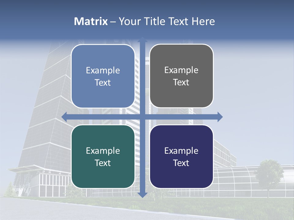 Cars Steel Building PowerPoint Template
