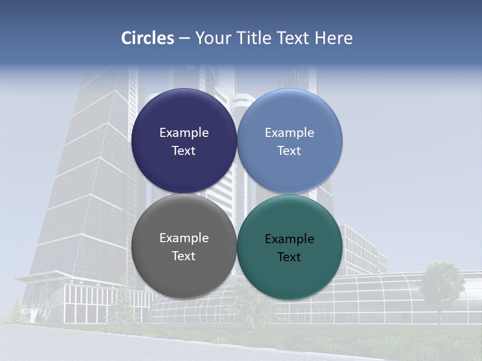 Cars Steel Building PowerPoint Template