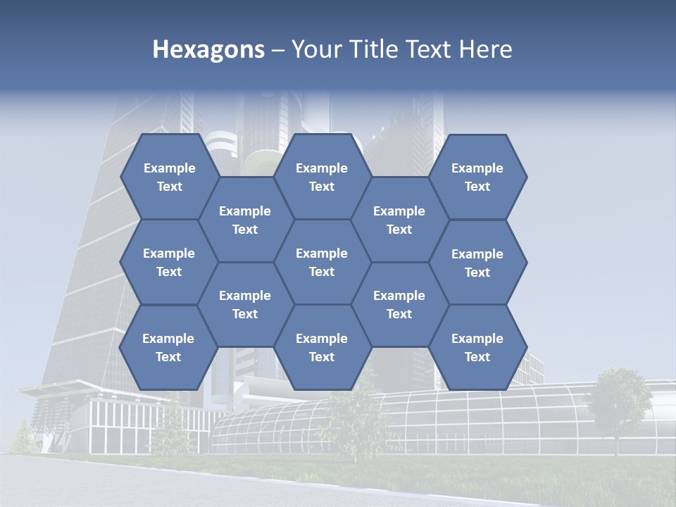 Cars Steel Building PowerPoint Template