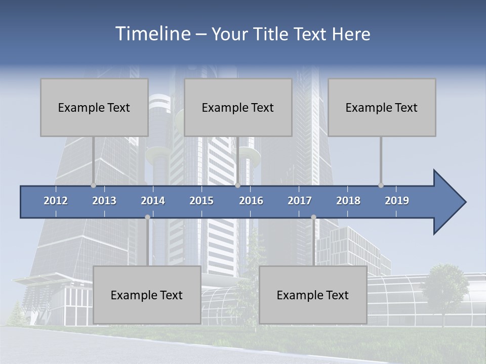 Cars Steel Building PowerPoint Template
