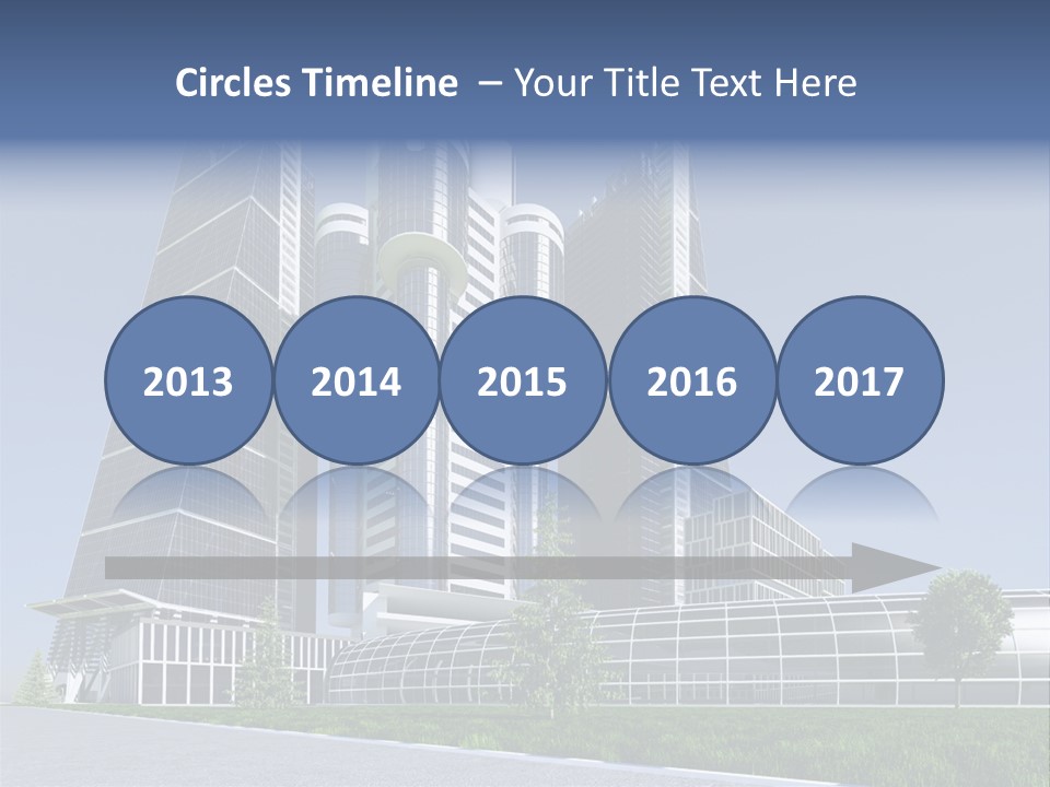 Cars Steel Building PowerPoint Template