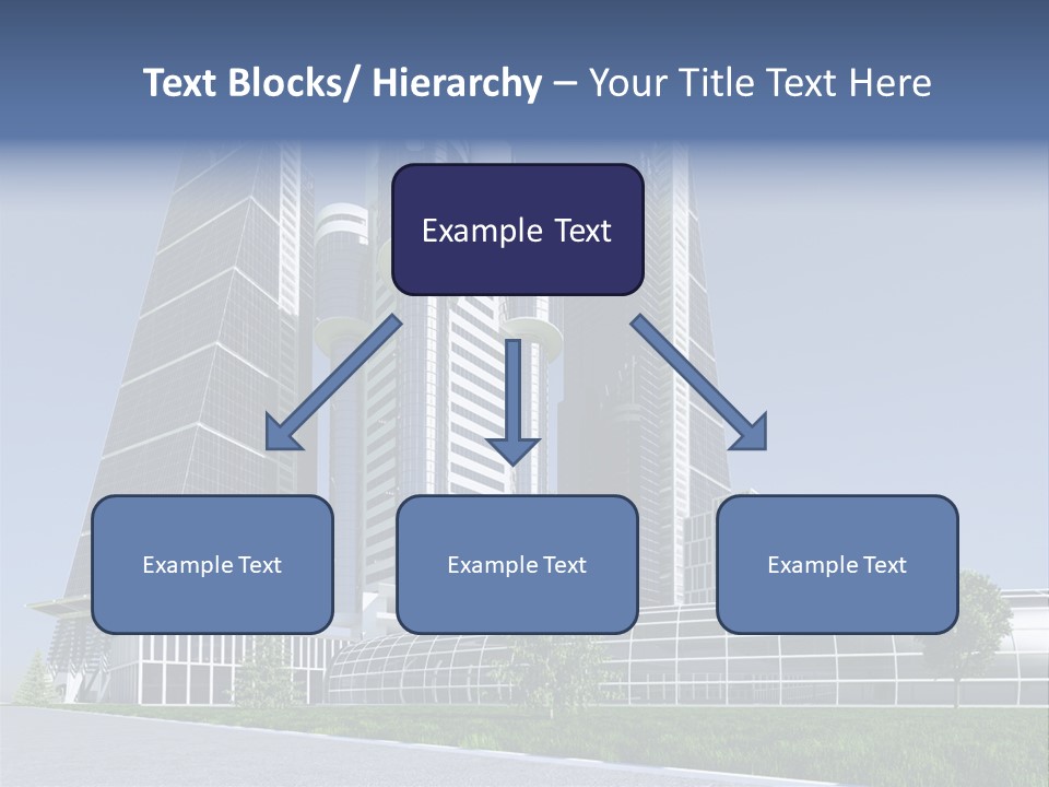 Cars Steel Building PowerPoint Template
