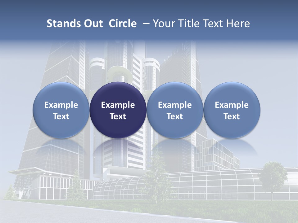 Cars Steel Building PowerPoint Template