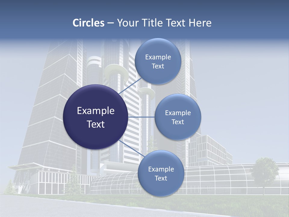 Cars Steel Building PowerPoint Template