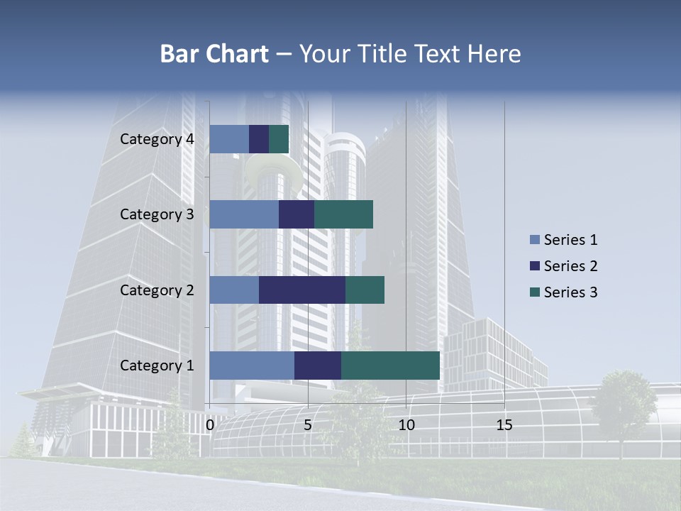 Cars Steel Building PowerPoint Template