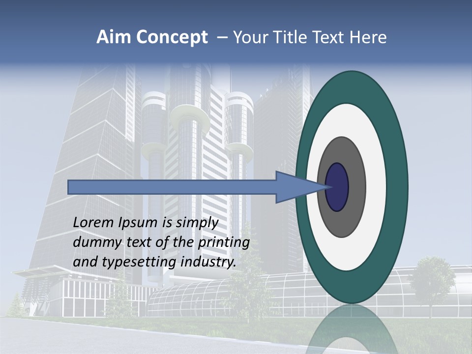 Cars Steel Building PowerPoint Template