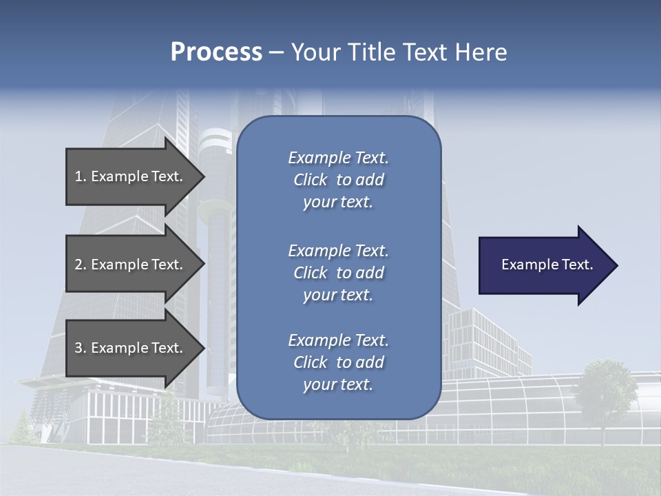 Cars Steel Building PowerPoint Template