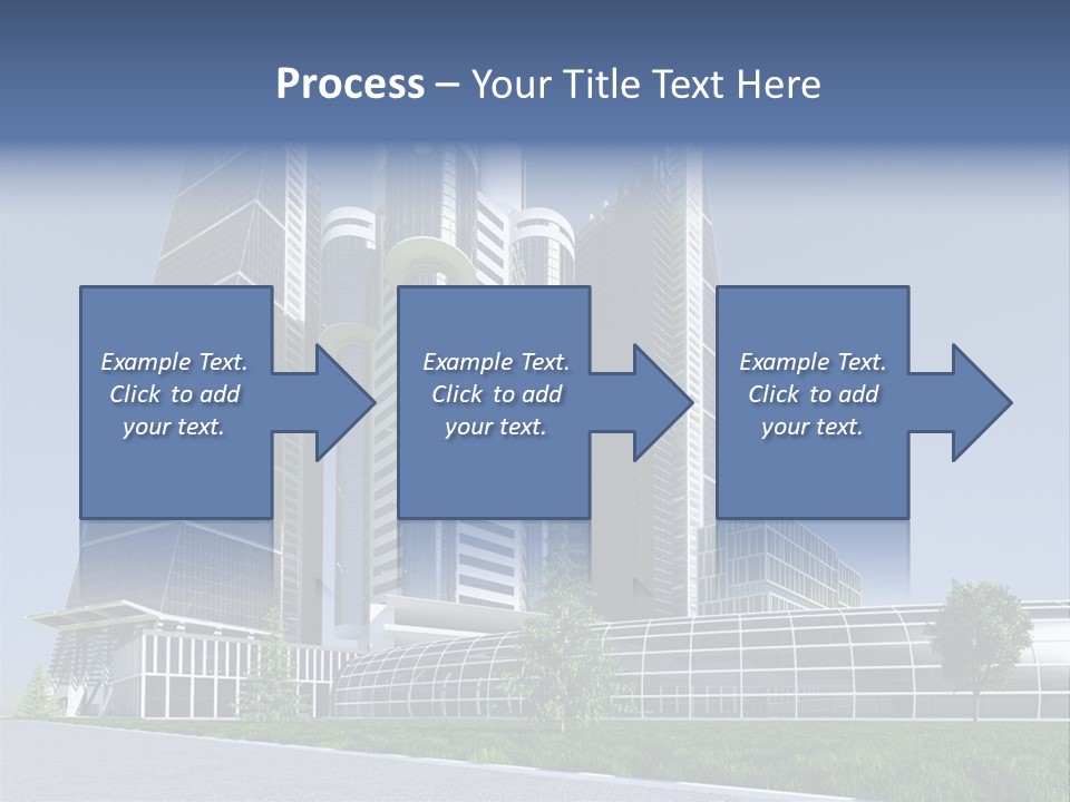 Cars Steel Building PowerPoint Template