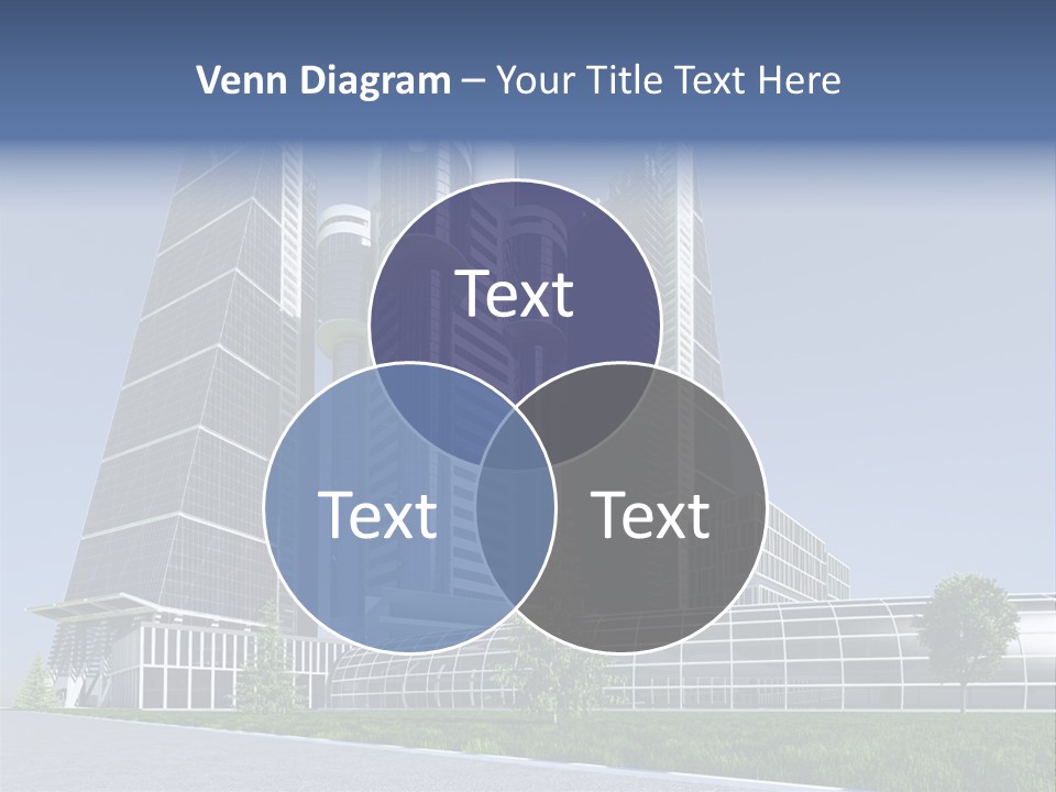 Cars Steel Building PowerPoint Template