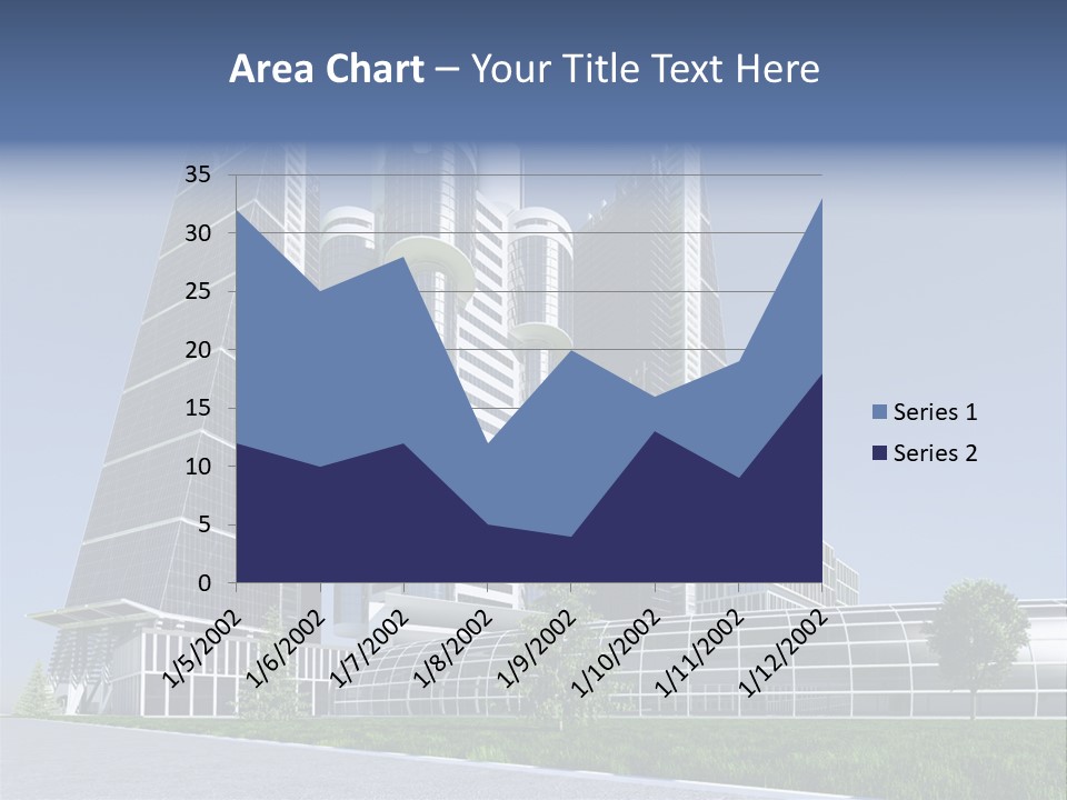 Cars Steel Building PowerPoint Template