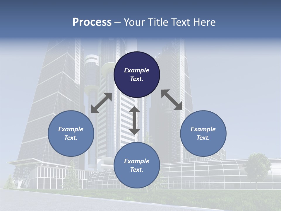 Cars Steel Building PowerPoint Template