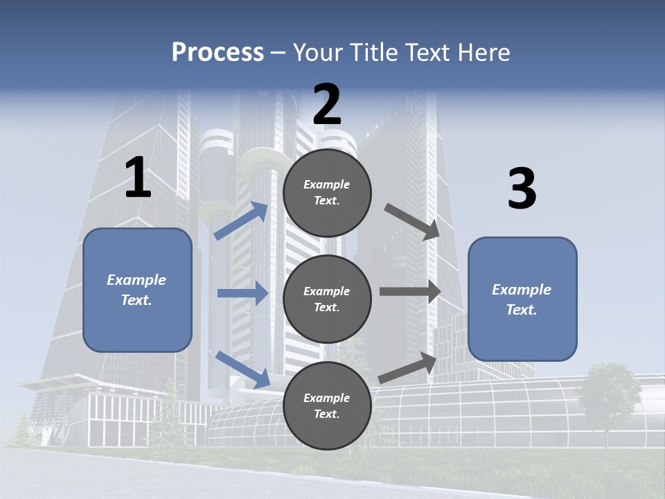 Cars Steel Building PowerPoint Template