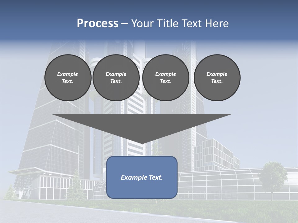 Cars Steel Building PowerPoint Template