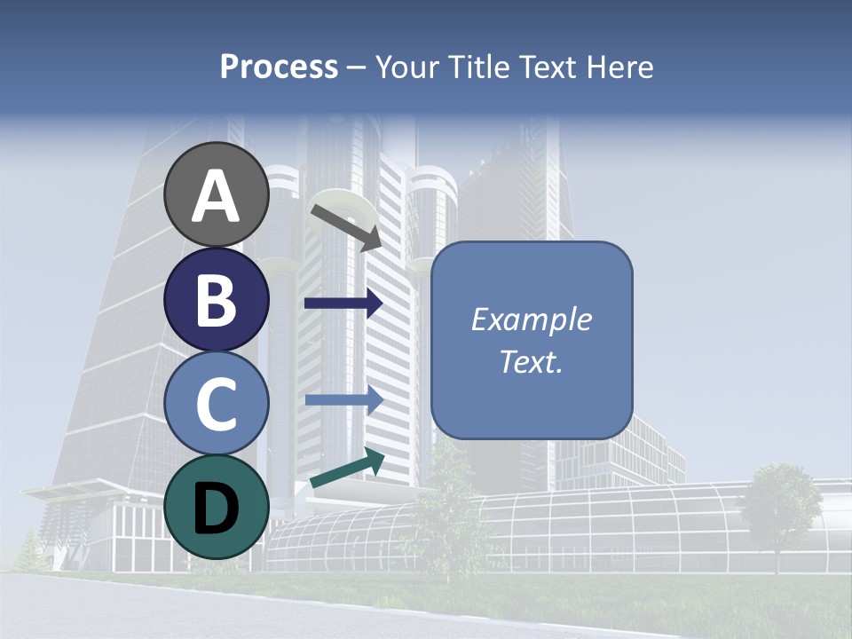Cars Steel Building PowerPoint Template