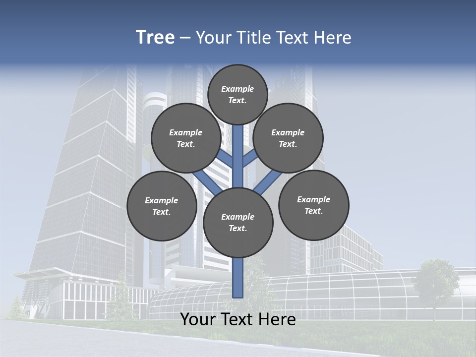 Cars Steel Building PowerPoint Template