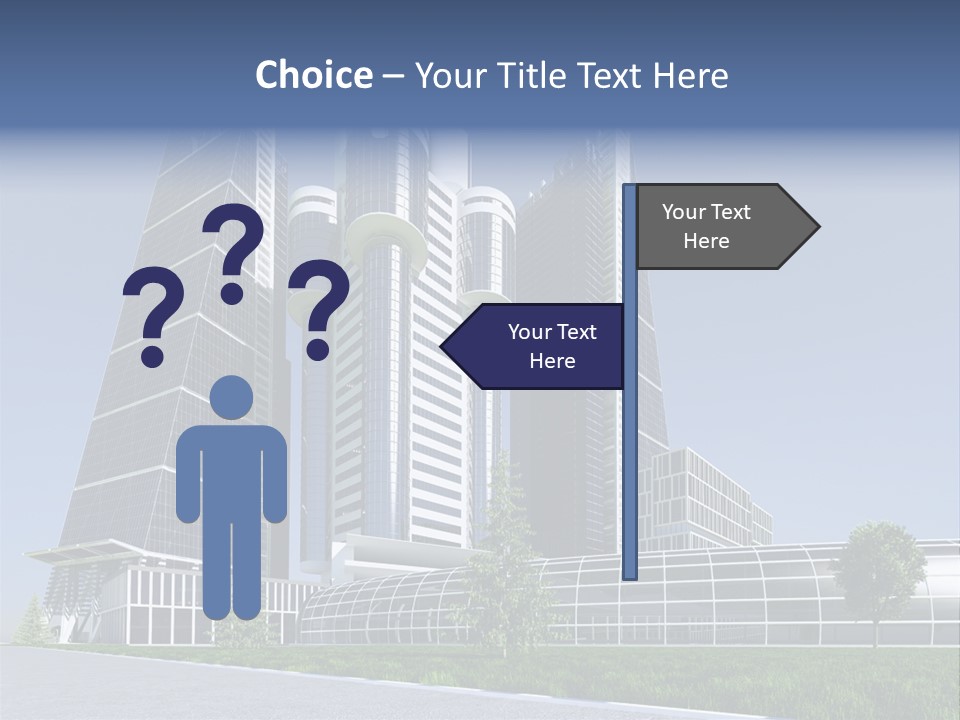 Cars Steel Building PowerPoint Template