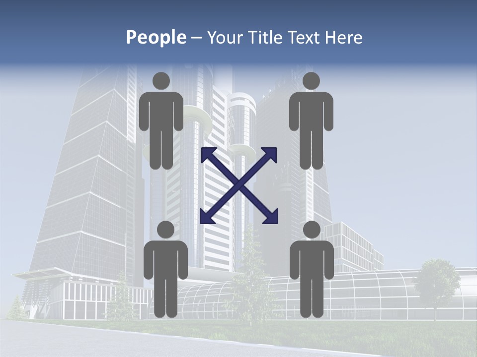 Cars Steel Building PowerPoint Template