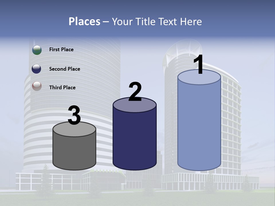 Tall Exterior Window PowerPoint Template