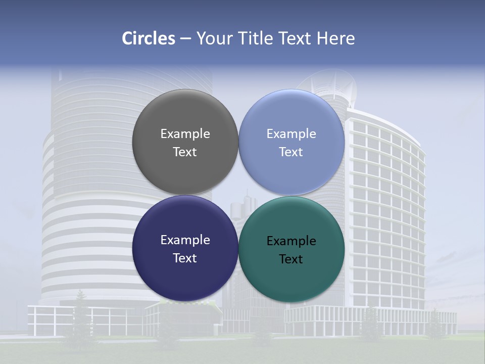 Tall Exterior Window PowerPoint Template