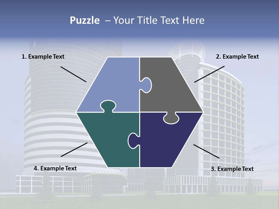 Tall Exterior Window PowerPoint Template