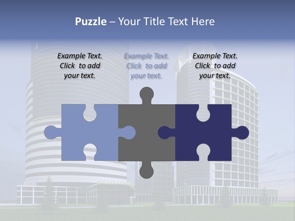 Tall Exterior Window PowerPoint Template