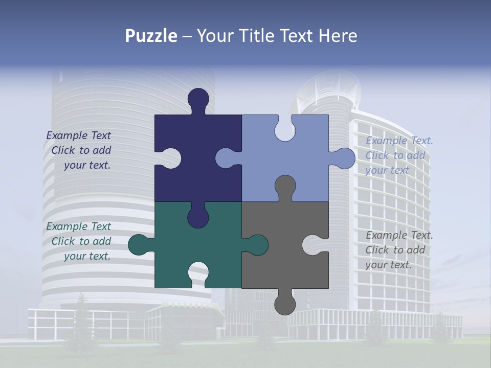 Tall Exterior Window PowerPoint Template