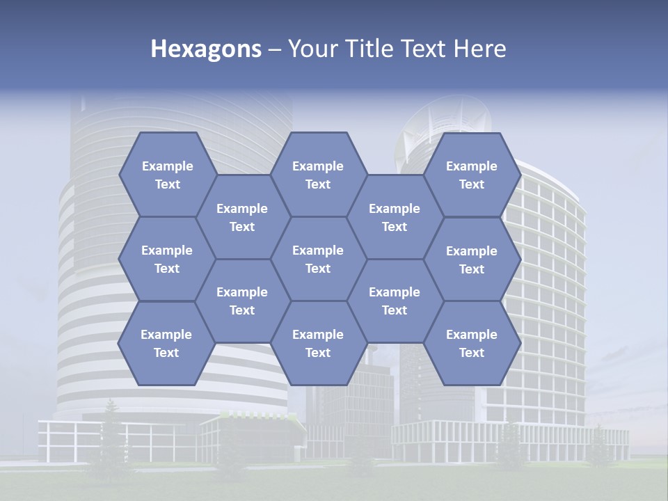 Tall Exterior Window PowerPoint Template