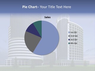 Tall Exterior Window PowerPoint Template