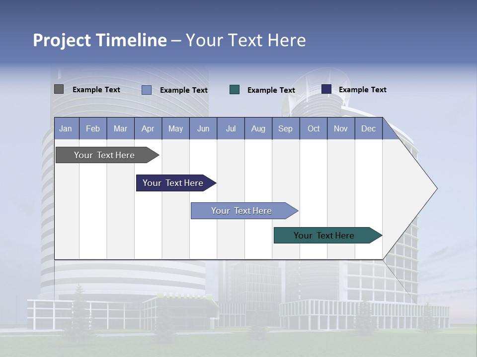 Tall Exterior Window PowerPoint Template
