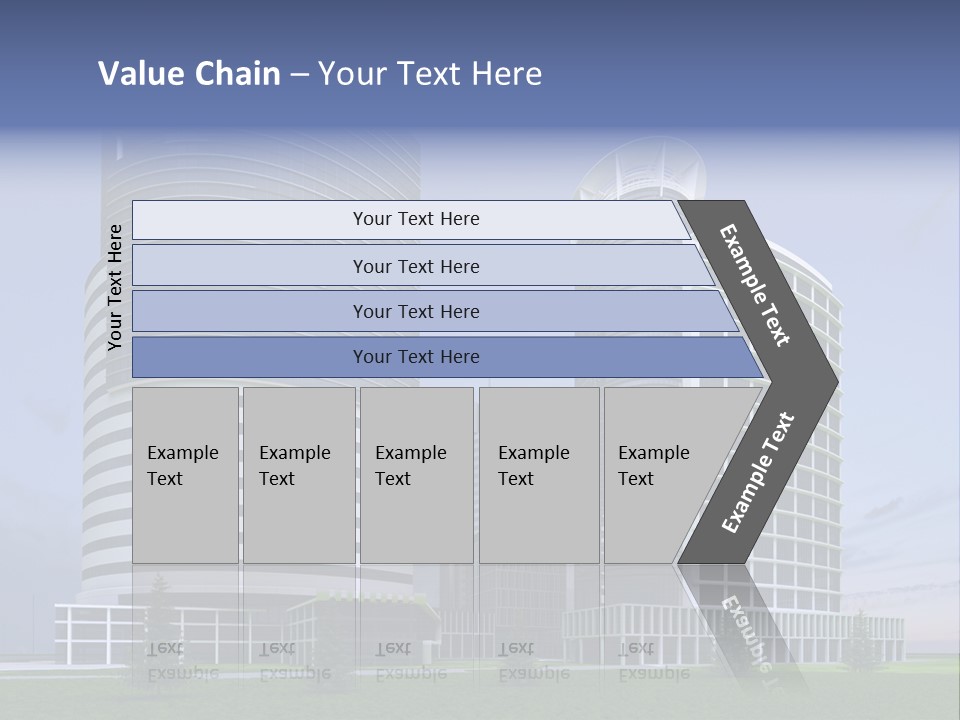 Tall Exterior Window PowerPoint Template