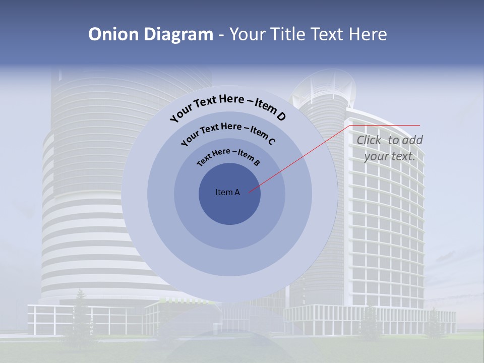 Tall Exterior Window PowerPoint Template
