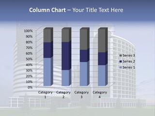 Tall Exterior Window PowerPoint Template