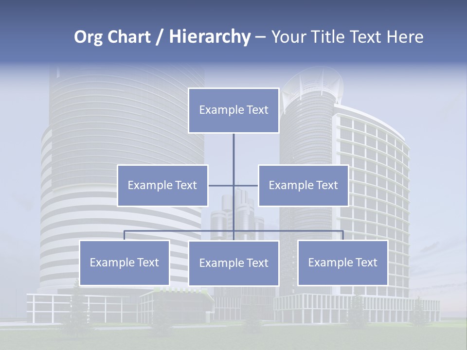 Tall Exterior Window PowerPoint Template