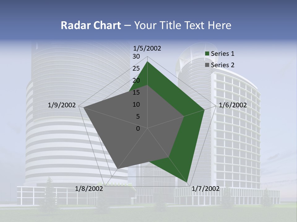 Tall Exterior Window PowerPoint Template