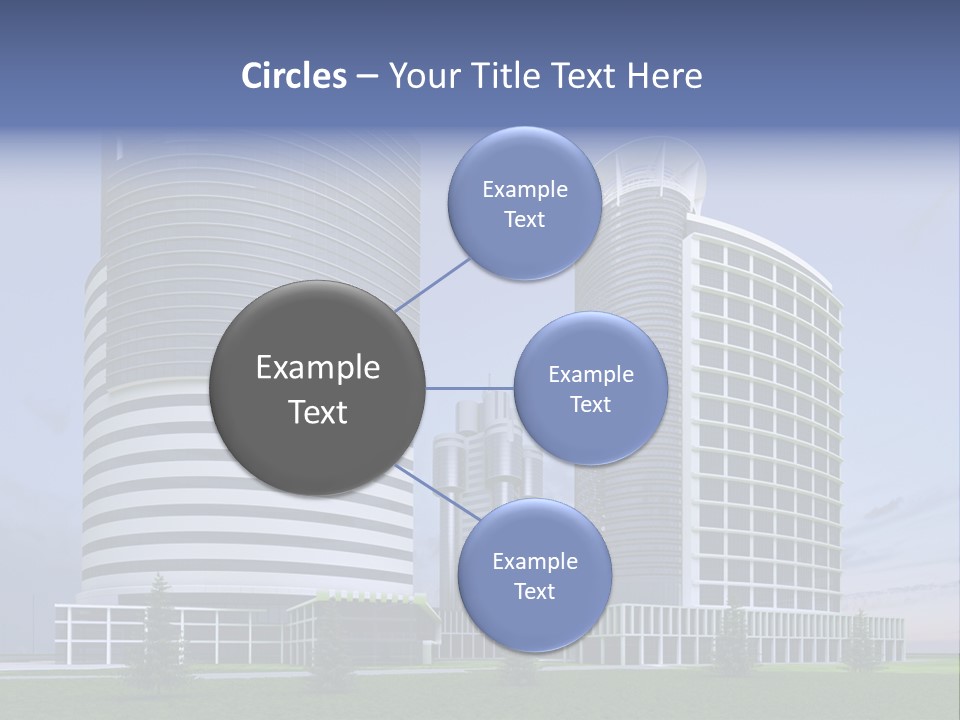 Tall Exterior Window PowerPoint Template