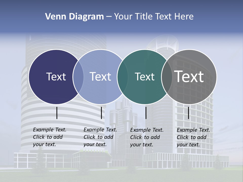 Tall Exterior Window PowerPoint Template