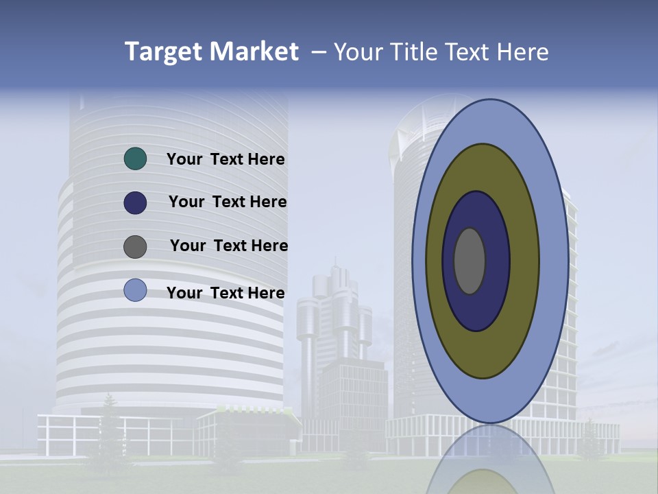 Tall Exterior Window PowerPoint Template