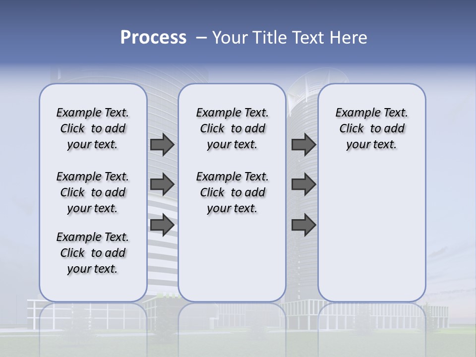 Tall Exterior Window PowerPoint Template