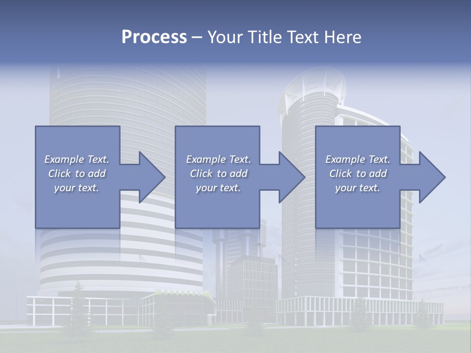 Tall Exterior Window PowerPoint Template