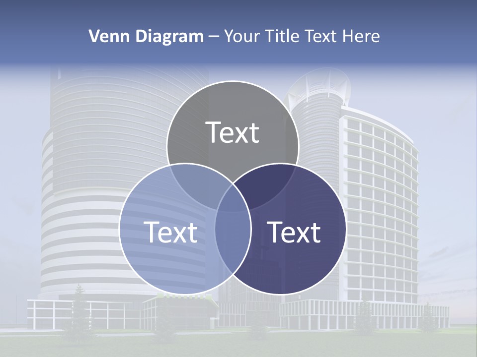 Tall Exterior Window PowerPoint Template