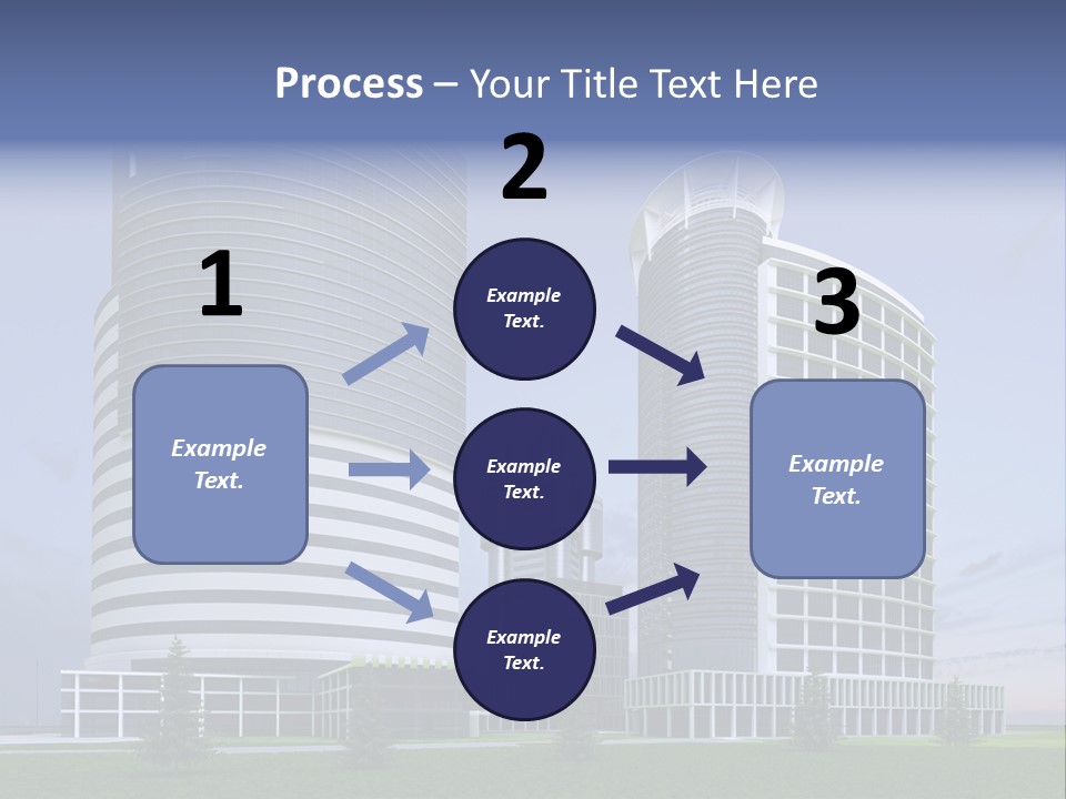 Tall Exterior Window PowerPoint Template