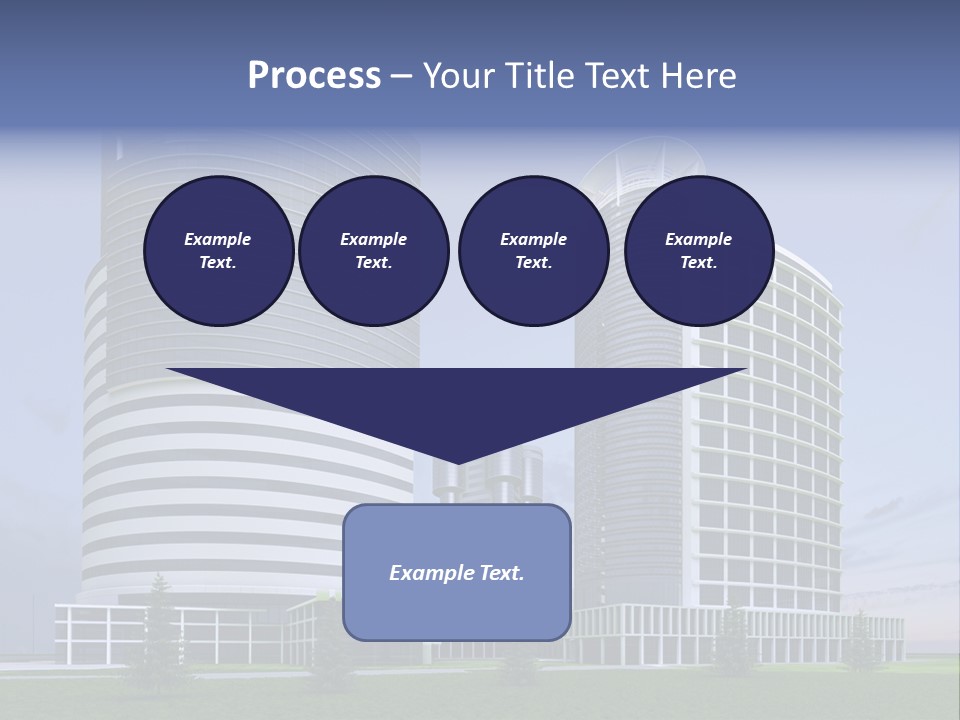 Tall Exterior Window PowerPoint Template