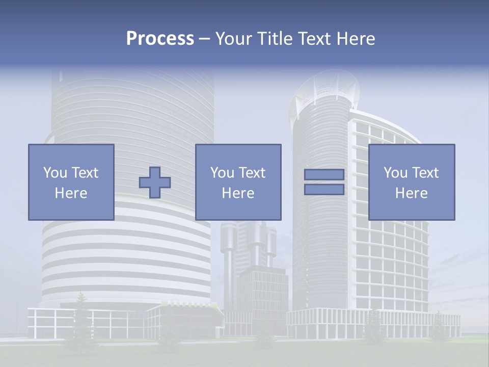 Tall Exterior Window PowerPoint Template