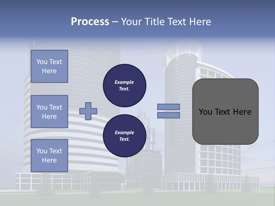 Tall Exterior Window PowerPoint Template